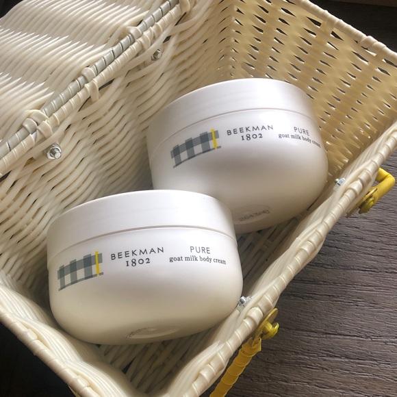 🦋 BEEKMAN 1802 PURE GOAT MILK WHIPPED BODY CREAM 8.0OZ -2 - Picture 1 of 4